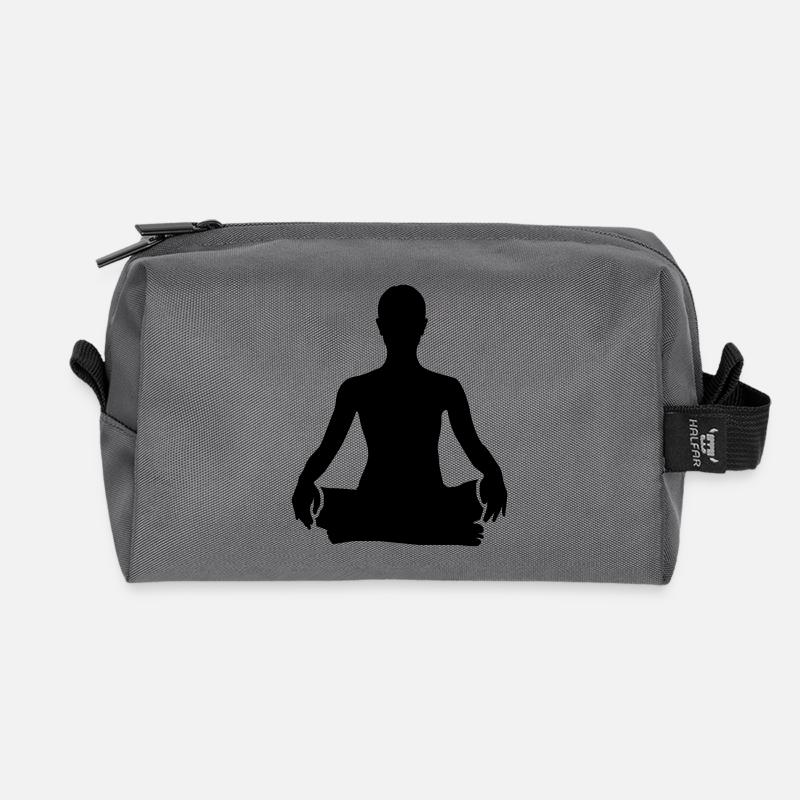 Meditation - Recycelte Kulturtasche - Anthrazit