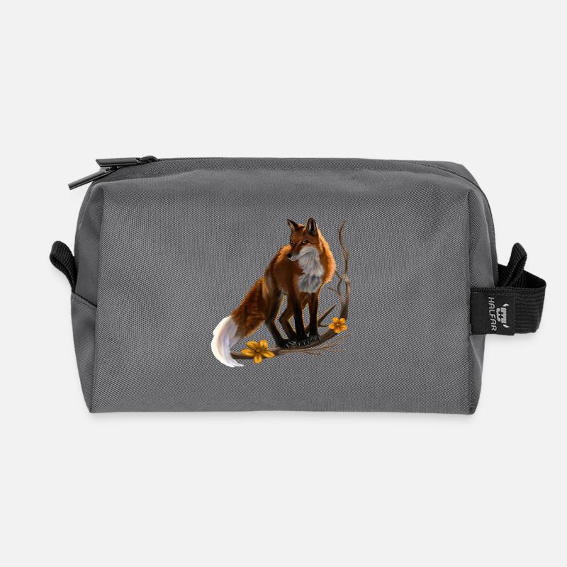 Fuchs - Recycelte Kulturtasche - Anthrazit