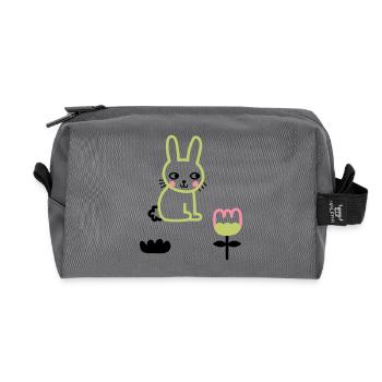 Happy Lunar New Year of the Rabbit - Recycelte Kulturtasche - Anthrazit - Vorne