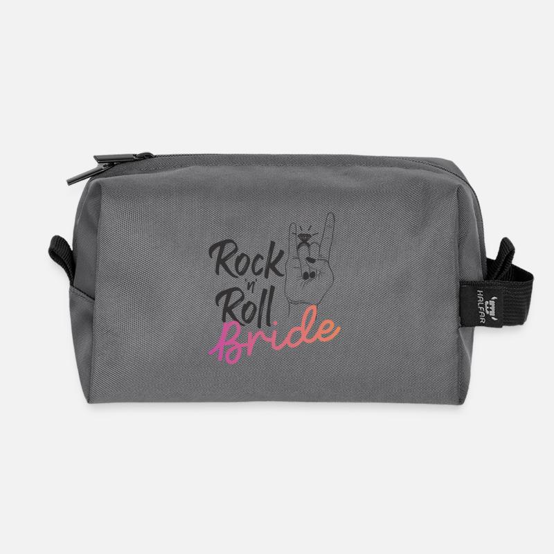 Rock 'n' Roll Bride - Recycelte Kulturtasche - Anthrazit