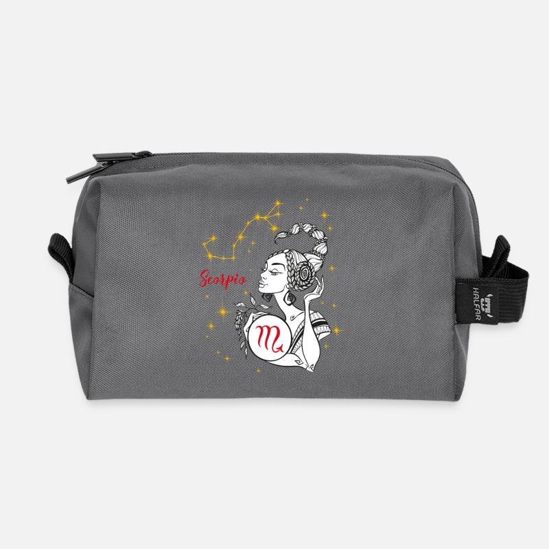 Scorpio - Recycelte Kulturtasche - Anthrazit