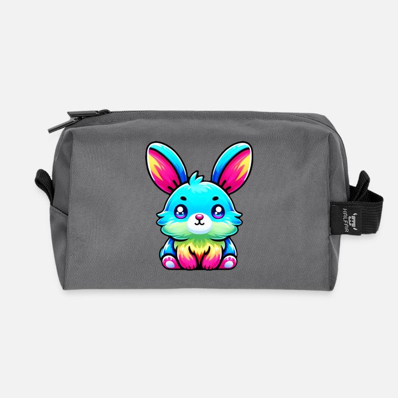 Hase - Recycelte Kulturtasche - Anthrazit
