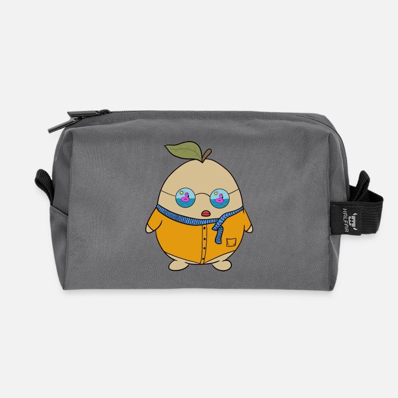 what I need what I feel - Recycled Toiletry Zip Bag - anthracite
