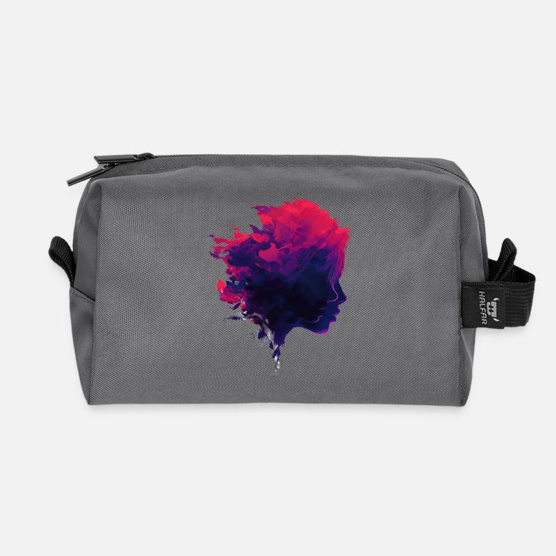 Crimson_Flow_Profile - Recycelte Kulturtasche - Anthrazit