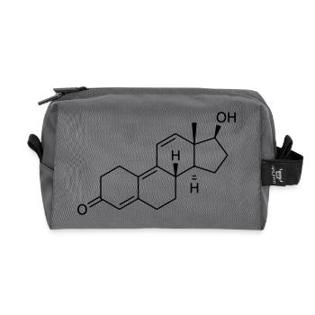 Trenbolone - Trousse de toilette en tissu recyclé - anthracite - Devant