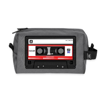 cassette - Trousse de toilette en tissu recyclé - anthracite - Devant