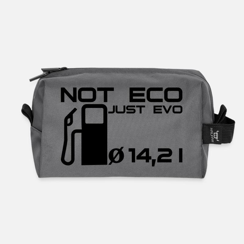Not Eco - Just Evo - Recycelte Kulturtasche - Anthrazit