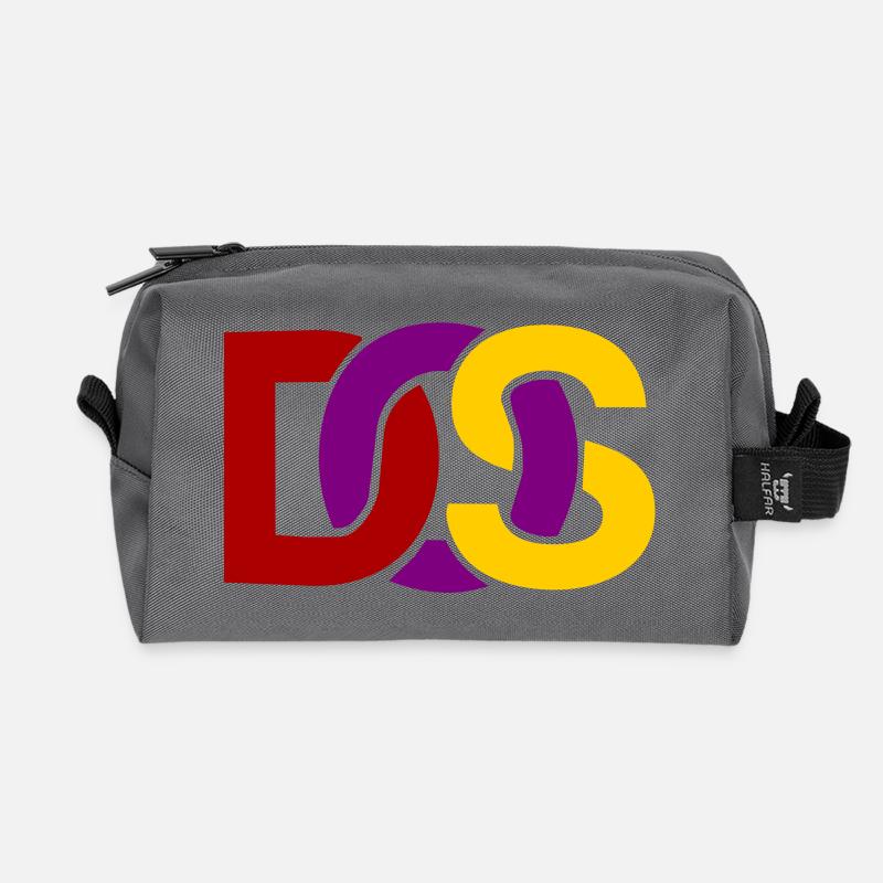 Retro MS DOS Logo - Recycelte Kulturtasche - Anthrazit