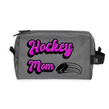 Hockey Mother Sport - Recycled Toiletry Zip Bag - anthracite - Front