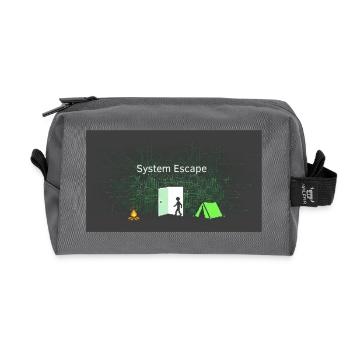 System Escape - Recycelte Kulturtasche - Anthrazit - Vorne