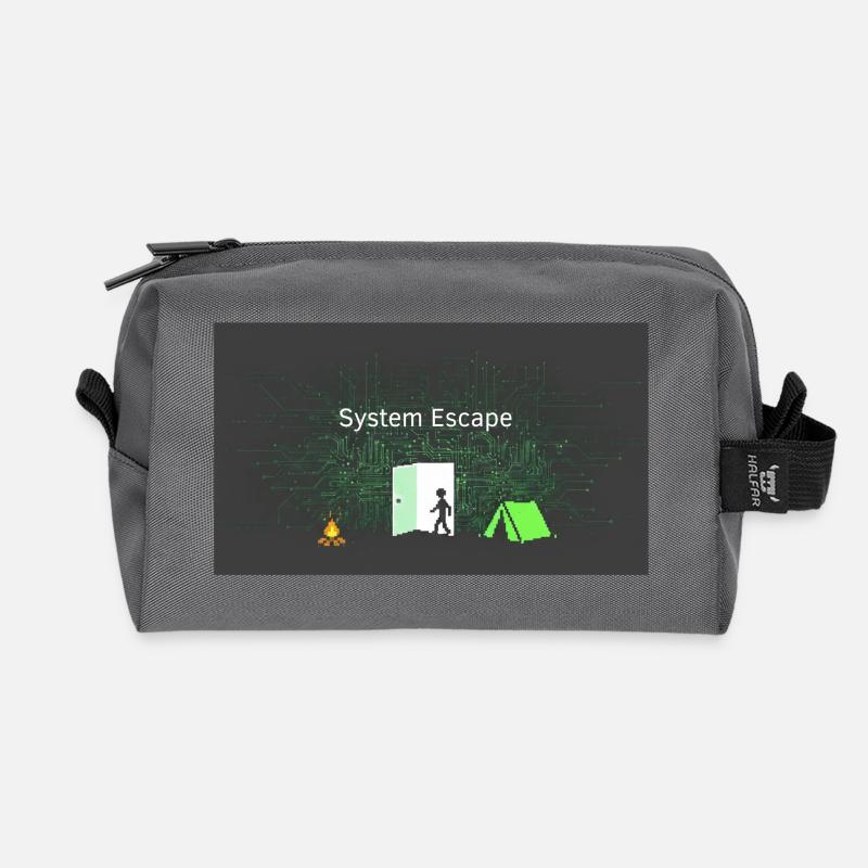 System Escape - Recycelte Kulturtasche - Anthrazit