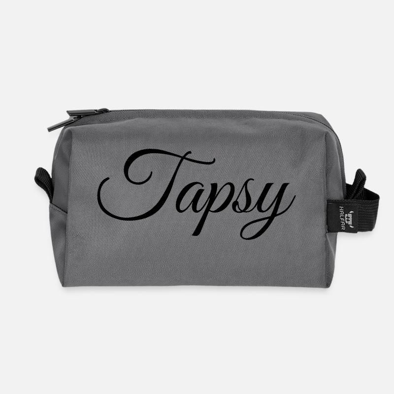 Tapsy 1 - Recycled Toiletry Zip Bag - anthracite