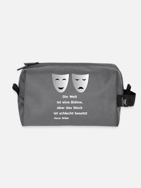 Theater - Recycelte Kulturtasche - Anthrazit
