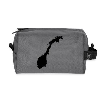 Norwegen - Recycelte Kulturtasche - Anthrazit - Vorne