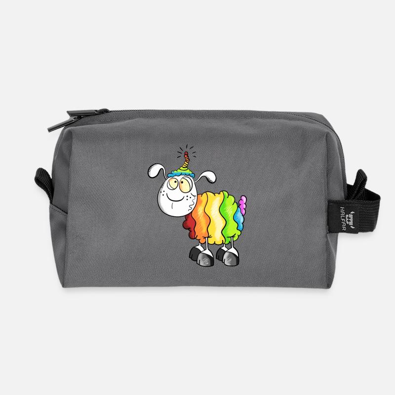 Mignon Sheep - Trousse de toilette en tissu recyclé - anthracite
