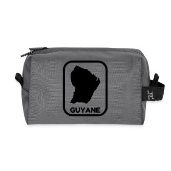 Guyane / 973 / Gwiyann / Guyana / Gwiyan - Recycled Toiletry Zip Bag - anthracite - Front