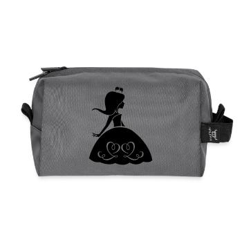 prinzessin_001 - Recycelte Kulturtasche - Anthrazit - Vorne