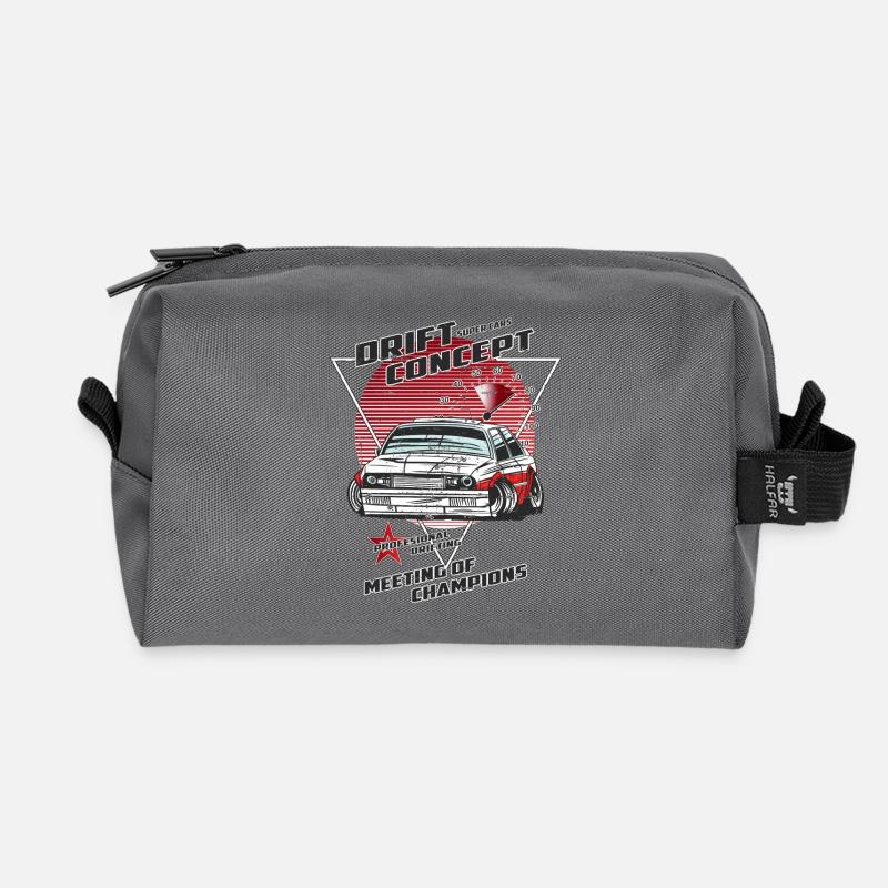 Drift Sport - Recycled Toiletry Zip Bag - anthracite
