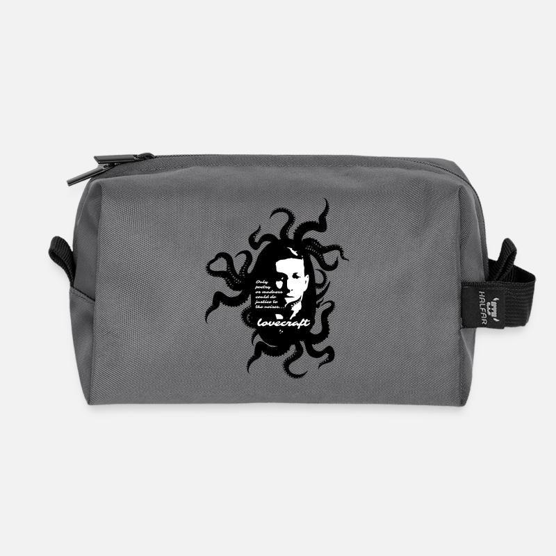 H.P. Lovecraft - Cthulhu Mythos - Recycelte Kulturtasche - Anthrazit