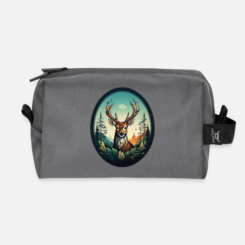 Rentier - Recycelte Kulturtasche - Anthrazit