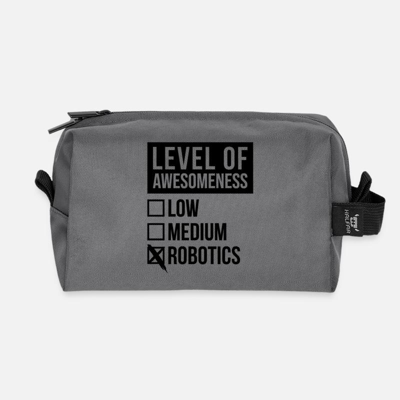 Robotertechnik - Recycelte Kulturtasche - Anthrazit