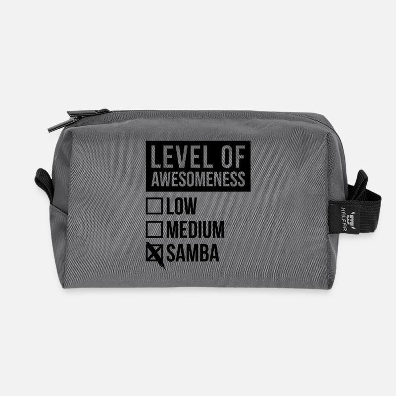 Samba - Recycelte Kulturtasche - Anthrazit