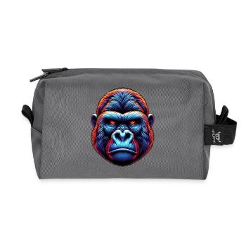 Gorilla - Recycled Toiletry Zip Bag - anthracite - Front
