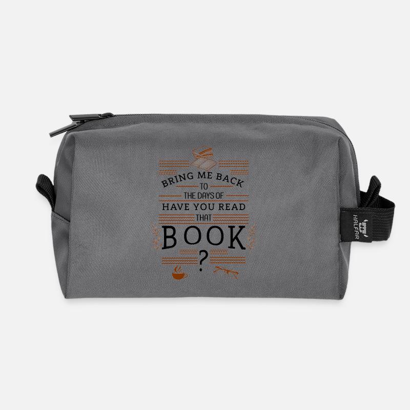 Du hast das Buch gelesen Vintage und nostalgischer Buchliebhaber - Recycelte Kulturtasche - Anthrazit