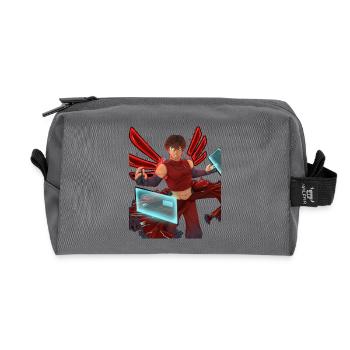 Cyberpunk - Trousse de toilette en tissu recyclé - anthracite - Devant