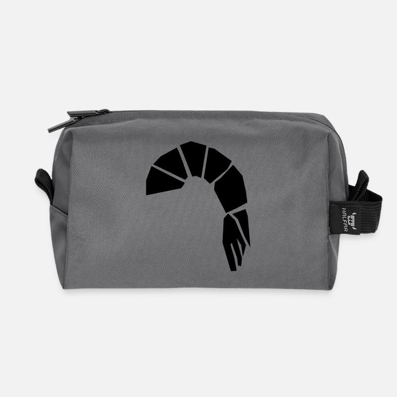 Shrimp - Recycelte Kulturtasche - Anthrazit