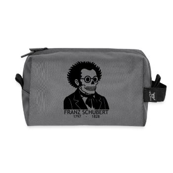 Franz Schubert - Recycelte Kulturtasche - Anthrazit - Vorne