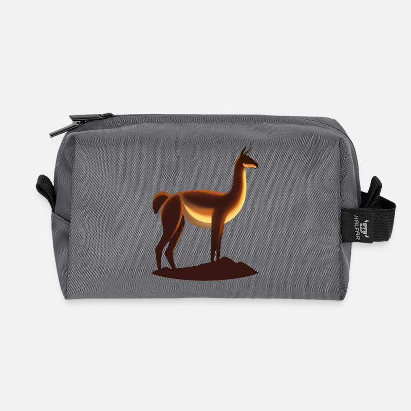 Guanako - Recycelte Kulturtasche - Anthrazit