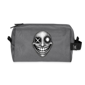 Masque Sourire Extravagant - Trousse de toilette en tissu recyclé - anthracite - Devant