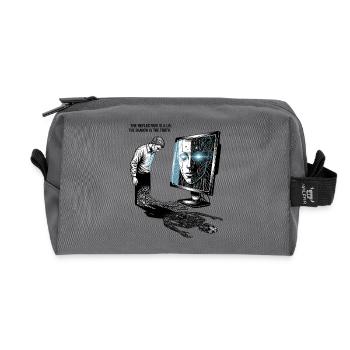 The Reflection is a Lie - Recycelte Kulturtasche - Anthrazit - Vorne