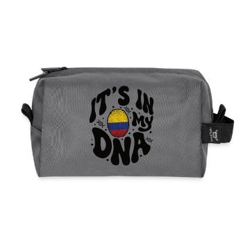 Kolumbianische DNA Kolumbien Flagge Hispanisch - Recycelte Kulturtasche - Anthrazit - Vorne