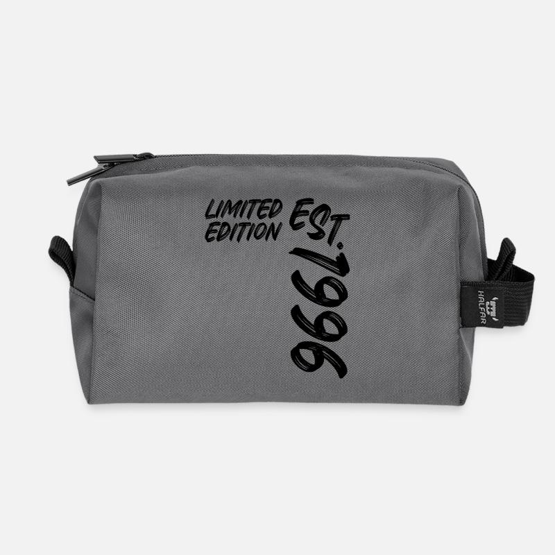 Limited Edition Est. 1996 - Recycelte Kulturtasche - Anthrazit