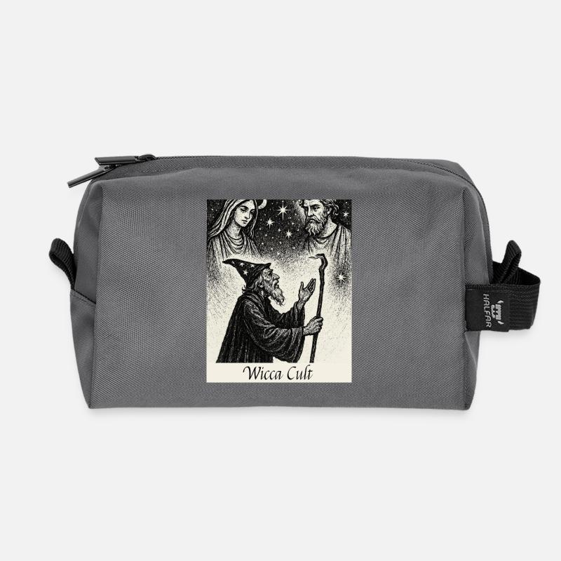 Wicca Kult - Recycelte Kulturtasche - Anthrazit