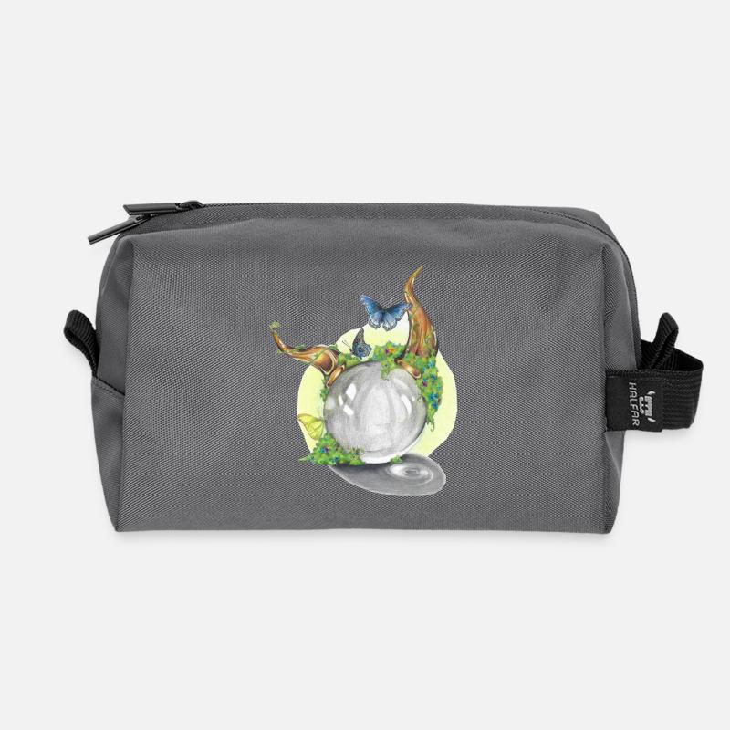 02. Bewahrerseele - Recycelte Kulturtasche - Anthrazit