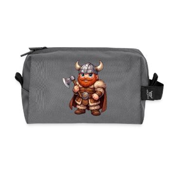 Viking - Trousse de toilette en tissu recyclé - anthracite - Devant
