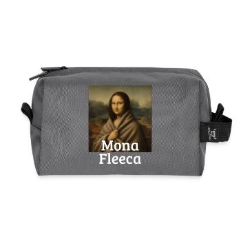 Mona Fleeca Leonardo Da Vinci Drôle Froid Mona l - Trousse de toilette en tissu recyclé - anthracite - Devant