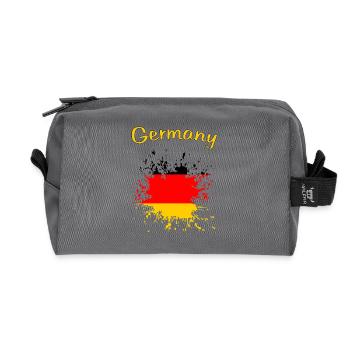 Germany Deutschland - Recycelte Kulturtasche - Anthrazit - Vorne