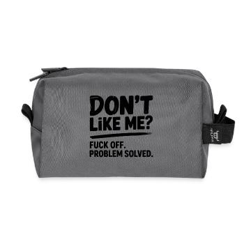 Rebellisches Humor-T-Shirt-Design - Recycelte Kulturtasche - Anthrazit - Vorne