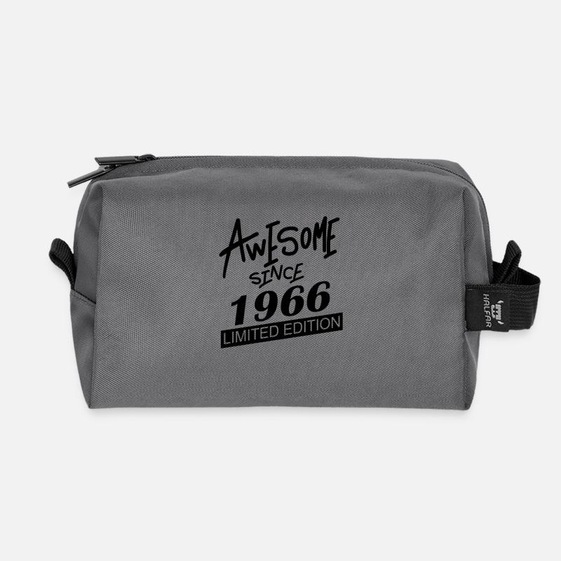 1966 - Jahrgang 1966 - Recycelte Kulturtasche - Anthrazit
