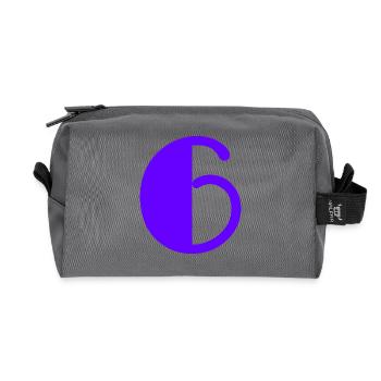 6. HAPPY BIRTHDAY. HAPPY BIRTHDAY - Recycled Toiletry Zip Bag - anthracite - Front