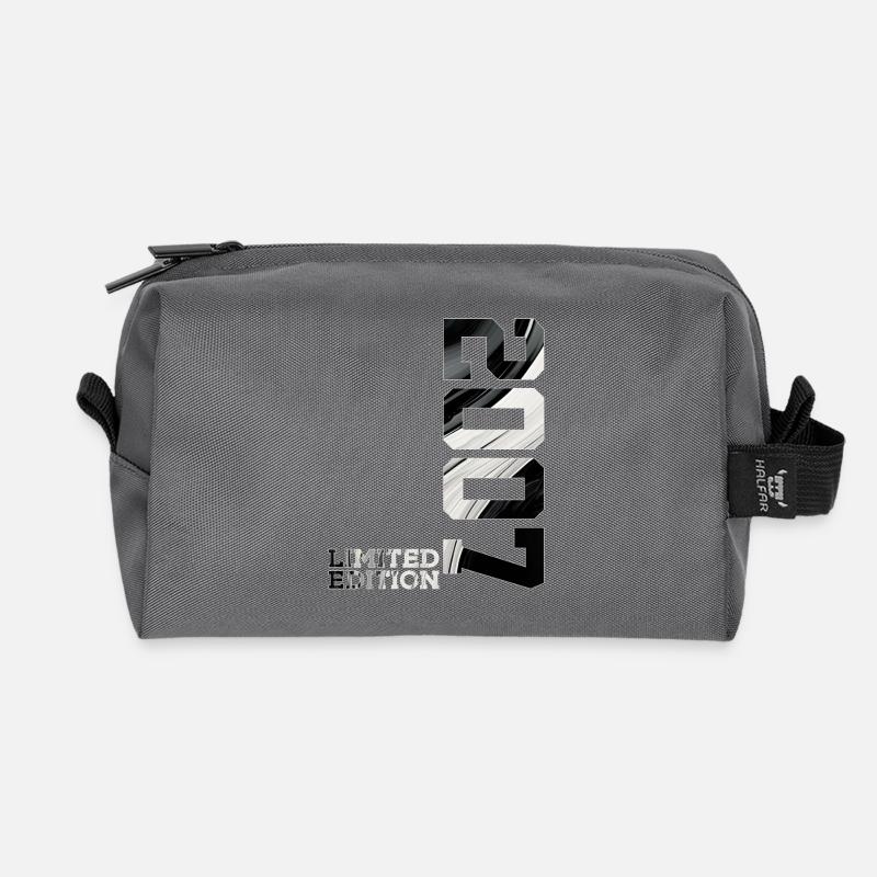 19. GEBURTSTAG LIMITED EDITION 2007 - Recycelte Kulturtasche - Anthrazit