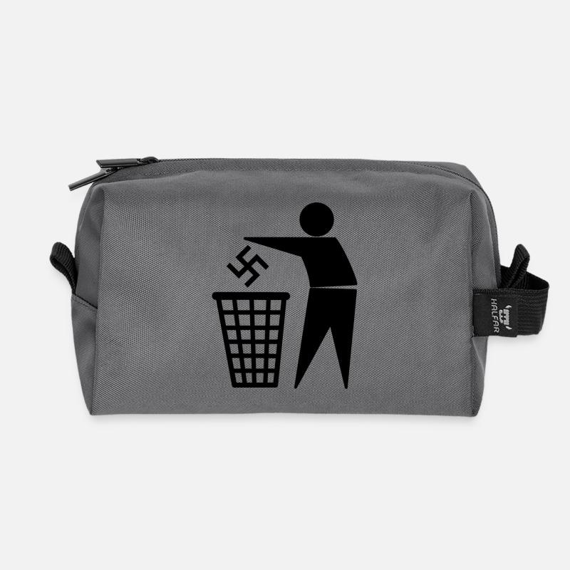 antifa - Recycelte Kulturtasche - Anthrazit