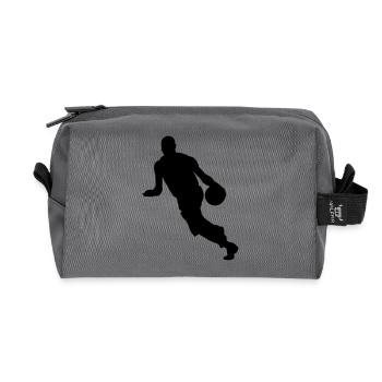 Men basketball de - Recycelte Kulturtasche - Anthrazit - Vorne