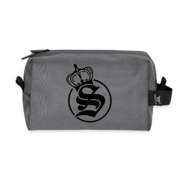 s_letter_f1 - Recycelte Kulturtasche - Anthrazit - Vorne