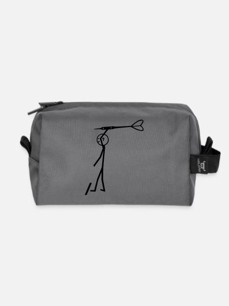 Dart - Recycelte Kulturtasche - Anthrazit