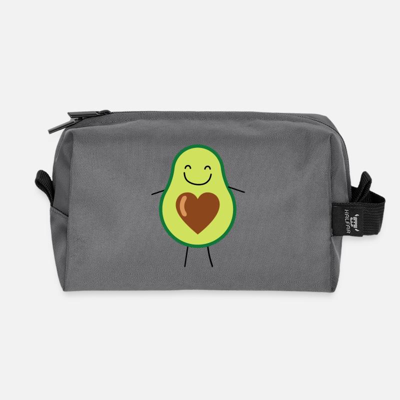 Avocado - Recycelte Kulturtasche - Anthrazit